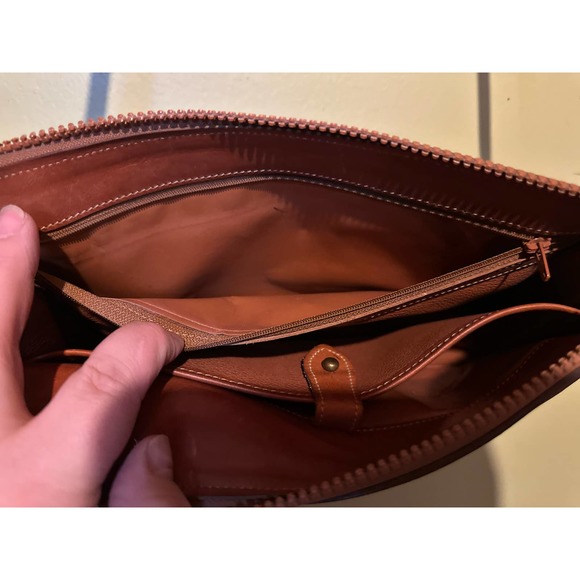 Dooney and Bourke Vintage Blue Leather Duck Small Crossbody - Picture 4 of 7